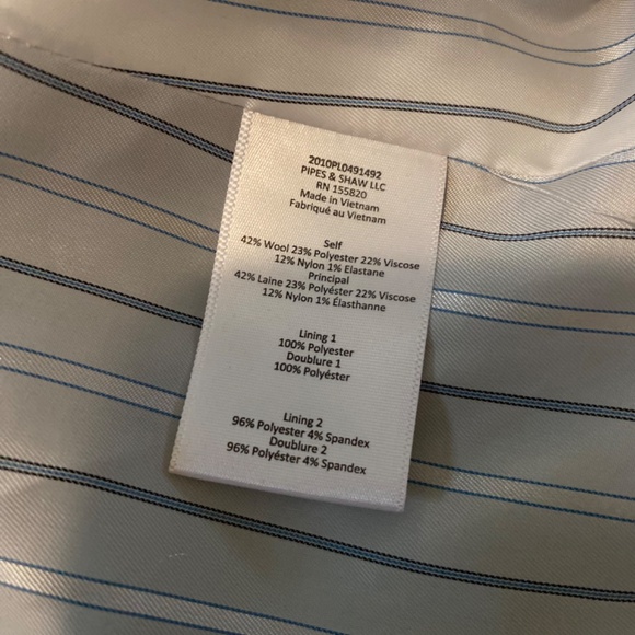 Veronica Beard Farley Dickey Jacket, Aubergine Purple Plaid, Size 10 *READ* - Picture 7 of 9